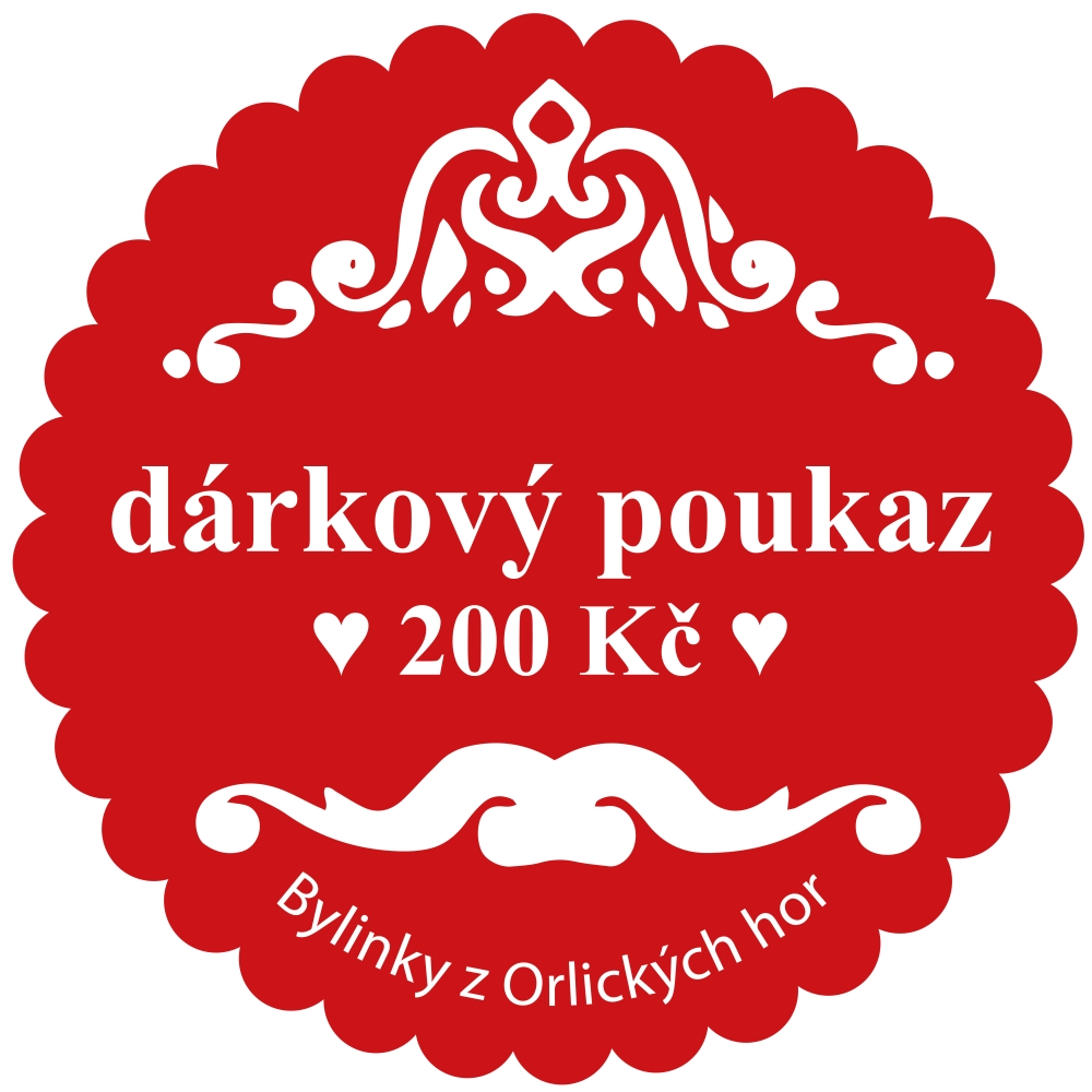 Dárkový poukaz  v hodnotě 200 Kč